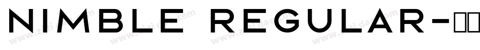 Nimble Regular字体转换